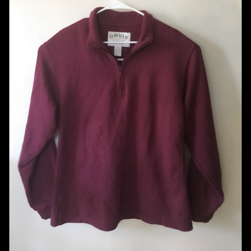 Orvis Half Zip Sweater Size Medium